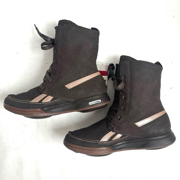 Reebok Sport Easytone Passion 2-J16473 Thinsulate Walking Boots in Brown Size 7 - Picture 12 of 16